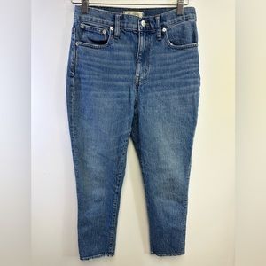 MADEWELL Do Well The High-Rise Slim Boyjean in Lavern Wash Size 26